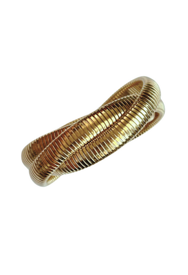 Cobra Layered Bangle Bracelet