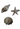 Seashell Hair Clips Set of 3
