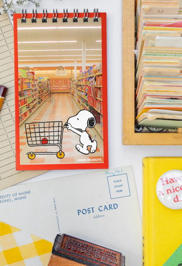 Snoopy Grocery Mini Memo Pad - 3P4 X Peanuts®