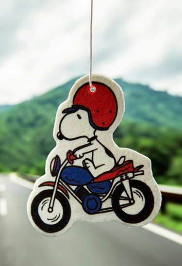 Snoopy Motorcycle Air Freshener - 3P4 X Peanuts®