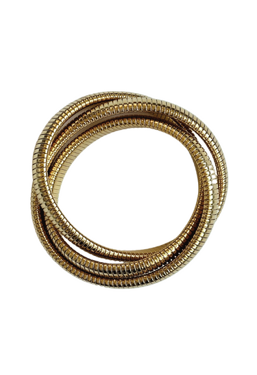 Cobra Layered Bangle Bracelet