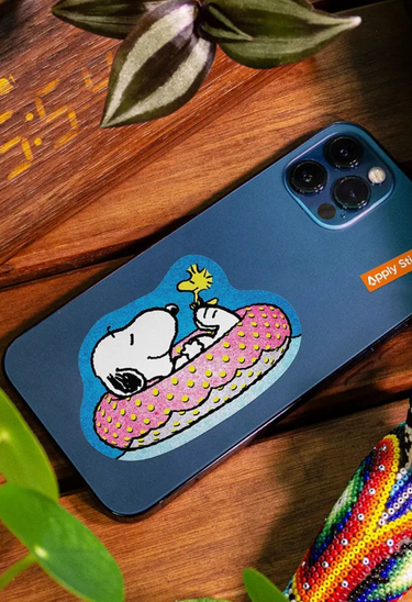 Floating Snoopy Peanuts Sticker