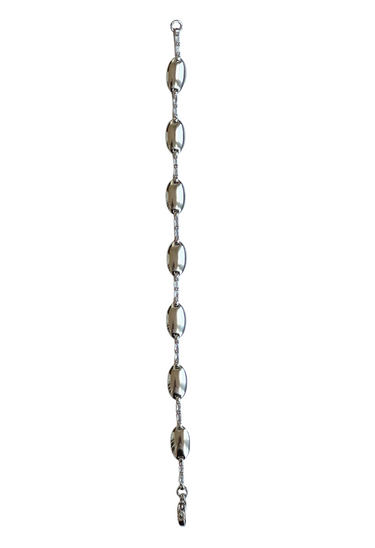 Tab Crystal Chain Bracelet